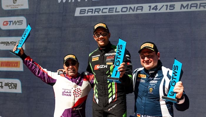 Hamed Al Wahaibi secures two podiums in GT Racing debut alongside Jon Lancaster